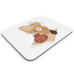 Tapis de Souris Line art Poterie Simple Illustration Handmade Minimale Elegant - Photo 1/2