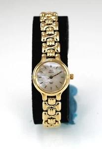 Timex Indiglo Reloj de Mujer Oro Acero Inoxidable Resistente Al Agua Pila Cuarzo - Imagen 1 de 6