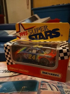 MATCHBOX SUPERSTARS 1995 ДЖЕФФ ГОРДОН NO24 DUPONT «Кока-кола» на багажнике - Изображение 1 из 4