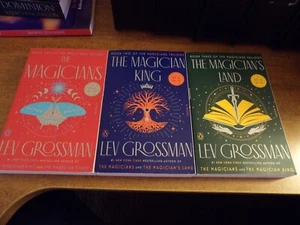 Lev Grossman Paperback Lot (3) The Magicians Trilogy Set - Picture 1 of 1