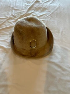 Vintage Damen Betmar Mütze Beige Kunstfell Made in Ireland - Bild 1 von 7