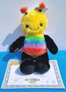 Build A Bear Regenbogenbiene Glück Brandneu mit Etikett Stolz - Bild 1 von 13