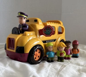 Little People gelber Schulbus mit Sound & Licht & 4 Little People - Bild 1 von 19