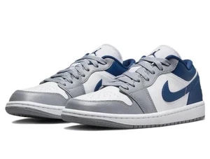 Air Jordan 1 Low 'French Blue' DC0774-042 Womens white Size W12 M 10.5 - Picture 1 of 13