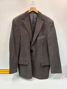 Hugo Boss Men’s Blazer Jacket 46R UK 56 Grey Corduroy Cotton Pasini - Picture 1 of 11