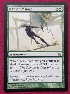 Magic The Gathering FIFTH DAWN RITE OF PASSAGE green card MTG - Picture 1 of 2