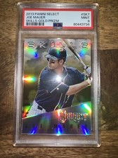 JOE MAUER PSA 9 2013 PANINI SELECT #7 SKILLS GOLD PRIZM 10/25 TWINS