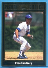 1993 Cartwright's Baseball Player's Choice Gold Foil Insert #2 Ryne Sandberg  