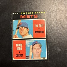 #83 Tim Foli Randy Bobb New York Mets rookies￼    1971 Topps Cb26-4