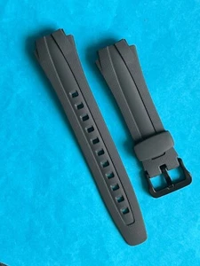 Casio Uhrband Ersatzband Kautschukband AQ-160 Band Strap AQ-163 grau - Bild 1 von 6