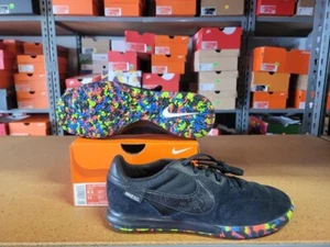 Nike Premier II Sala IC Indoor Men Soccer Shoes Black Camo AV3153-090Size 9.5 - Picture 1 of 7