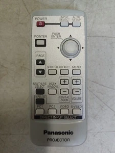 Genuine Panasonic N2QAYA000001 Projector Remote Control - TESTED - Picture 1 of 4