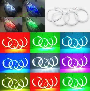 BT Cotton RGB Halo Rings For MAZDA 3 MPS MAZDASPEED3 Axela Devil Angel Eyes DRL - Picture 1 of 12