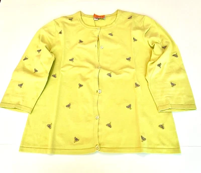 SUÉTER CON ABEJORROS BORDADOS EN VERDE PÁLIDO. TALLA M - L  Foto 1 de 4