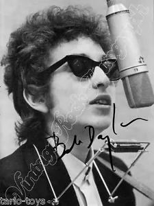 BOB DYLAN - print signed photo - foto con autografo stampato - Imagen 1 de 1