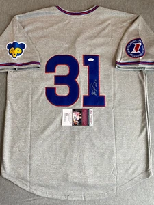 CHICAGO CUBS FERGIE JENKINS SIGNED #31 COOPERSTOWN COLLECTION JERSEY JSA AM67982 - Picture 1 of 6