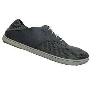 Olukai Nohea Moku Malla Gris Sin Corbata Informal Barco Mocasín Zapatillas Zapatos Para Hombre 8.5 - Imagen 1 de 10