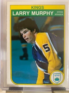 1982-83 O-Pee-Chee OPC Larry Murphy #158 Kings Hall Of Fame - Picture 1 of 2