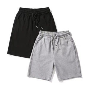 Men's Summer Trendy Loose Fashion Solid Color Casual Sports Thin Shorts - Picture 1 of 19