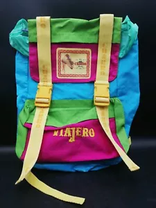 Western Charro Rodeo Cowboy Cowgirl Western Paninaro Backpack Vintage School - Picture 1 of 3