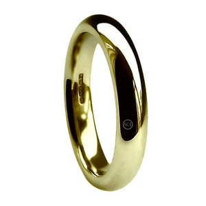 5mm 9ct Oro Amarillo Corte Confort Alianzas 375GB Hm Medio Pesados & X Banda - Imagen 1 de 9