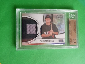 NOLAN FONTANA - 2011 Bowman Sterling USA Jersey Card BGS 9.5 - Picture 1 of 2