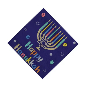 Hanukkah Joy Luncheon Napkins , Hanukkah, Party Supplies, 40 Pieces - Picture 1 of 1