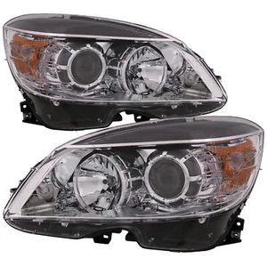Headlight For 08-11 Mercedes Benz C Series Driver Passenger Headlamp Pair - Picture 1 of 8