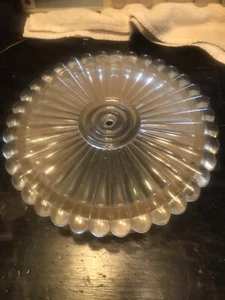 VINTAGE ART DECO 1930s   CEILING LIGHT FIXTURE SHADE 9" - Picture 1 of 8