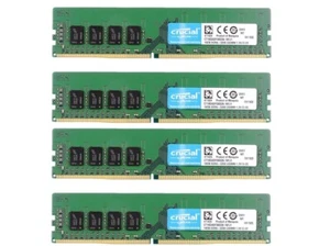 New Crucial 64GB (4X16GB) DDR4 3200MHz PC4-25600 UDIMM Memory Ram CT16G4DFD832A - Picture 1 of 6