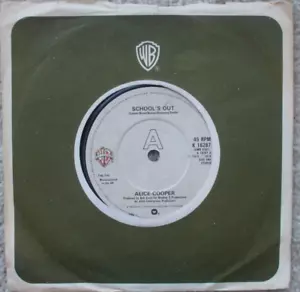 Alice Cooper - Schools Out / Elected - U.K 45 - Alternate Label - EX- - Picture 1 of 2