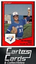 Bob MacDonald 1989 ProCards Minor League Team Sets #1139  Knoxville Blue Jays