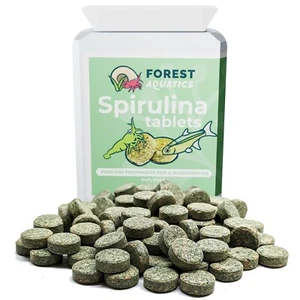Spirulina Tropical Fish Food Tablets For Bottom Feeders Shrimp Snail Pleco Tetra - Picture 1 of 8