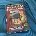 #9 Sign of the Twisted Candles Nancy Drew Mystery Carolyn Keene DustJacket Tweed