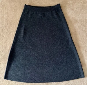 Loro Piana Damen Rock Strick Baby Cashmere Grau Gr. 42 it./ 36 - Bild 1 von 3