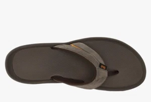 Teva Katavi 2 Thong Black Olive Flip Flop Sandals Mens Size 12 - Picture 1 of 4