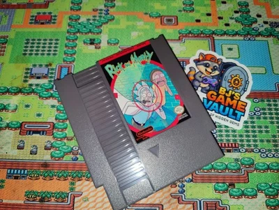 Rick and Morty NES 游戏推车 8 位冒险区域免费收藏物品 — 第 1/4 张图片
