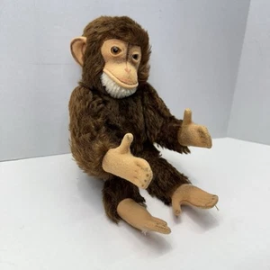 Vintage Steiff Jocko 7 Inch Chimpanzee Mohair Monkey No Button - Picture 1 of 4