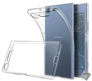 Housse etui coque gel Sony Xperia XZ1 Compact + verre trempe - TRANSPARENT TPU - Photo 1 sur 1