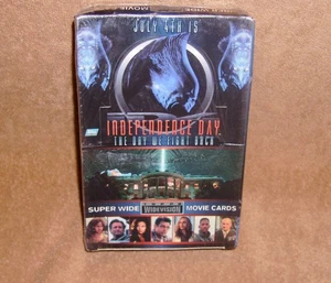 1996 Topps INDEPENDENCE DAY Super Wide Widevision Movie Trading Cards Sealed Box - Picture 1 of 1