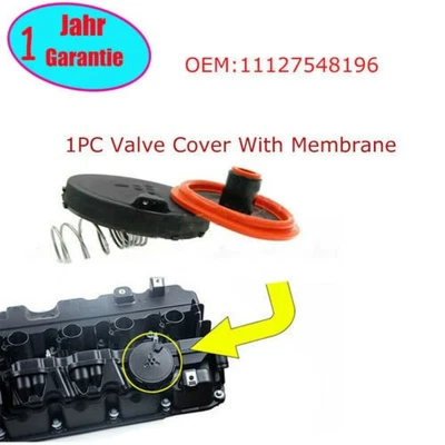 Engine PCV valve cover repair membrane for BMW N51 N52 N52N N52K N53 - Image 1 of 4