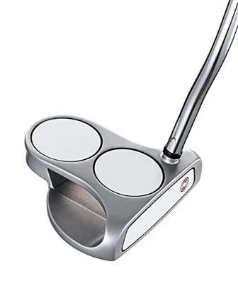 ODYSSEY Right putter WHITE HOT OG 2-BALL Double vent Men's STROKE LAB shaft 34 - Image 1 of 4