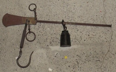 ANCIENNE BALANCE ROMAINE LAGOR PESE DE 1 à 55 kgs - Photo 1/4