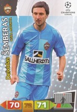 DEIVIDAS SEMBERAS CSKA MOSKVA CARD ADRENALYN CHAMPIONS LEAGUE 2012 PANINI