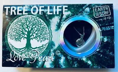 Árbol de la Vida Amor Perla Kit Hágalo Usted Mismo Cadena Colgante Collar Abierto Molusco Encontrar Perla Foto 1 de 4