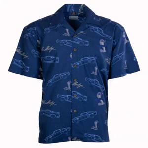 Carroll Shelby Silhouette Camp Shirt & GT500 GT350 Mustang * Ships FREE to USA! - Picture 1 of 3