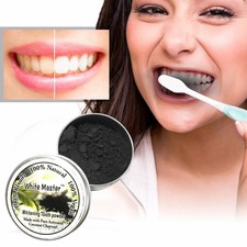 30g Teeth Whitening Powder Natural Organic Activated Charcoal Bamboo Toothpaste