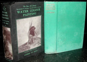 WATER COLOUR PAINTING Alfred W Rich 1950 illus NEW ART LIBRARY Hardback with DJ - Imagen 1 de 1