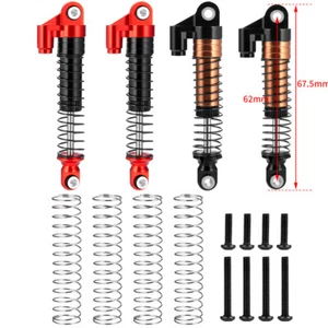 4PCS Front Rear Shock Absorber 62mm Damper Suspension for 1/18 TRX4M - Picture 1 of 6