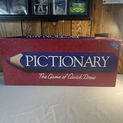 Juego de mesa vintage Pictionary edición 1993-1997 Milton Bradley EE. UU. Foto 1 de 4